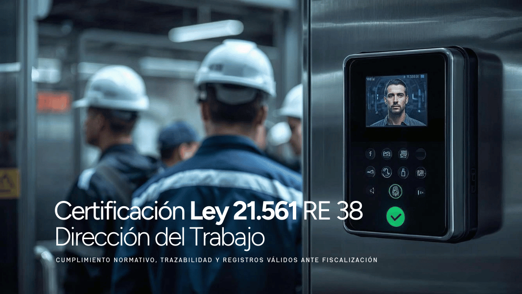 Control de asistencia Workbe Certificación DT Chile